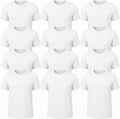 6-Pack Bulk Mens T-Shirts Soft Pre-Shrunk Premium Cotton - Casual Fit
