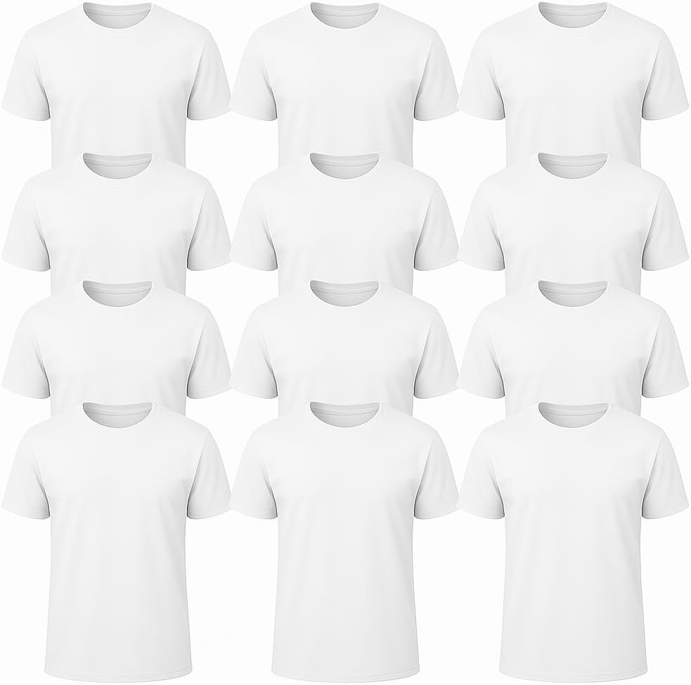 6-Pack Bulk Mens T-Shirts for Casual Comfort and Style