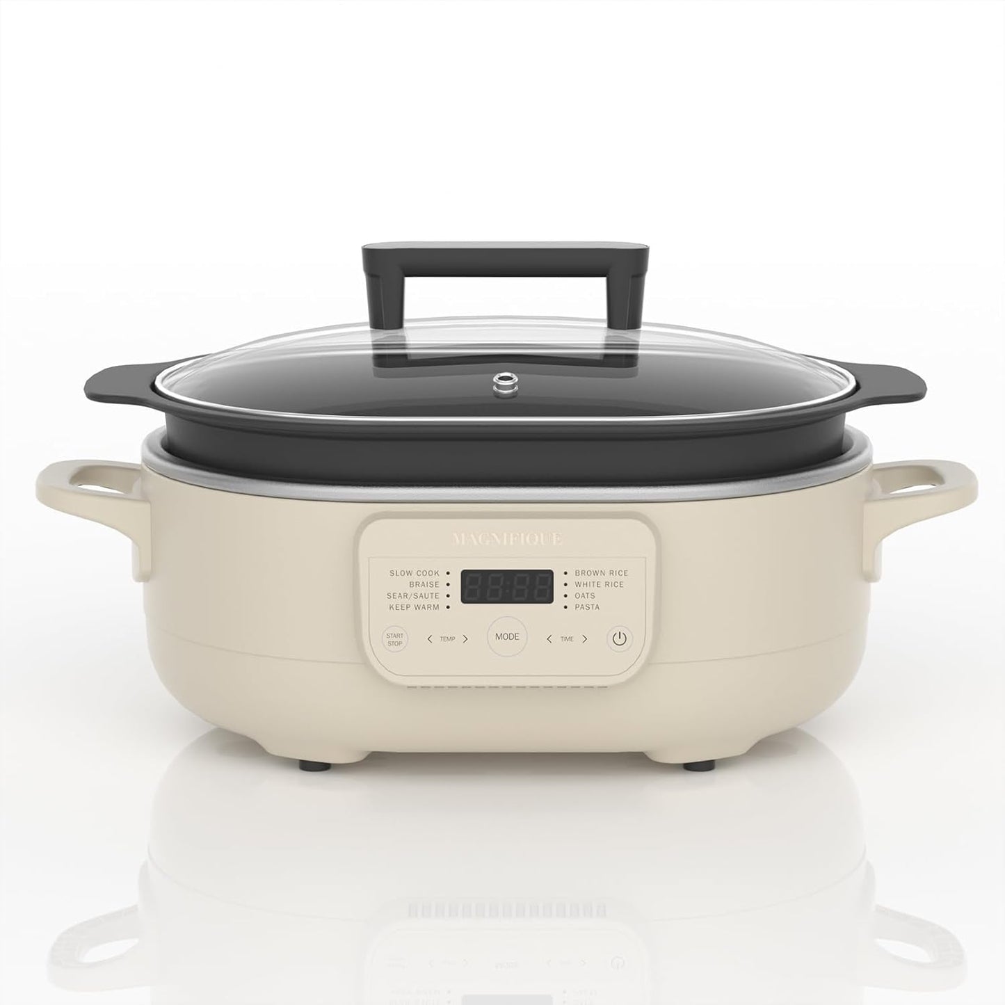HOMECOOKIN 6qt Multi-Cooker: 8-in-1 Programmable Slow Cooker, Dutch Oven, Nonstick Pot