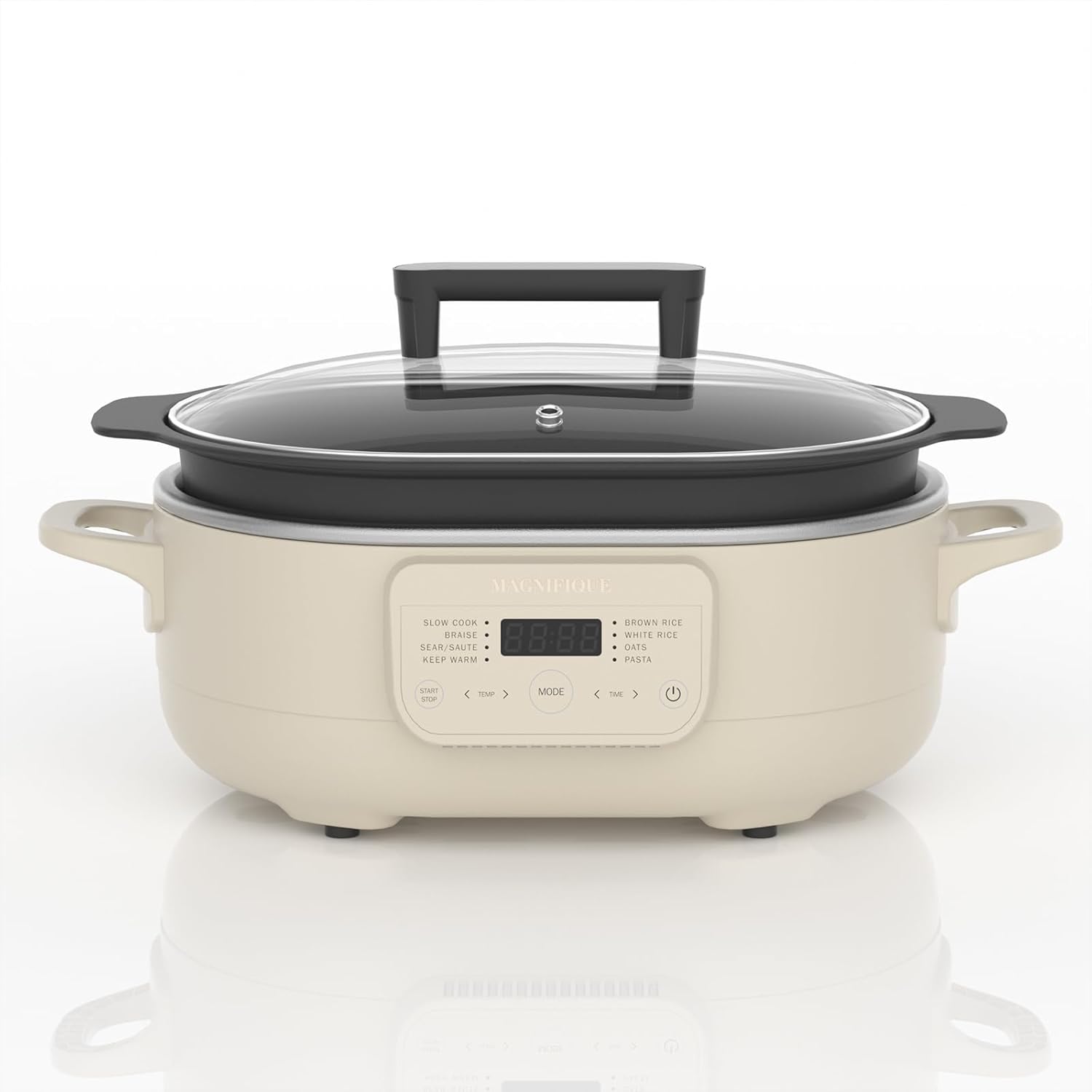 HOMECOOKIN 6qt Multi-Cooker: 8-in-1 Programmable Slow Cooker, Dutch Oven, Nonstick Pot