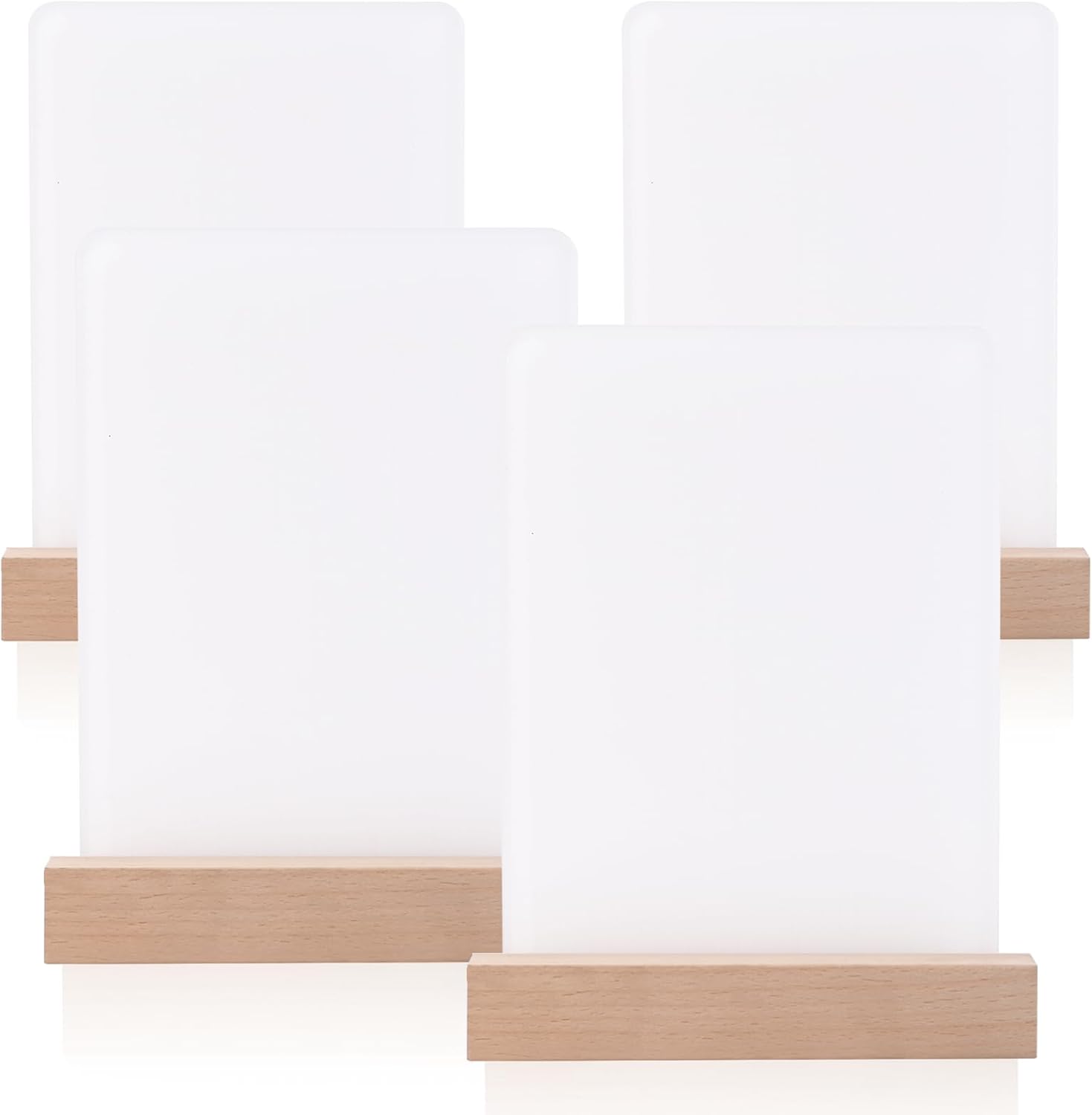 4 Pack 5 x 7 Sublimation Acrylic Photo Frames with LED Light