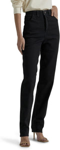 LEE Women's Relaxed-Fit Side Elastic Tapered-Leg Jean - Comfortable is