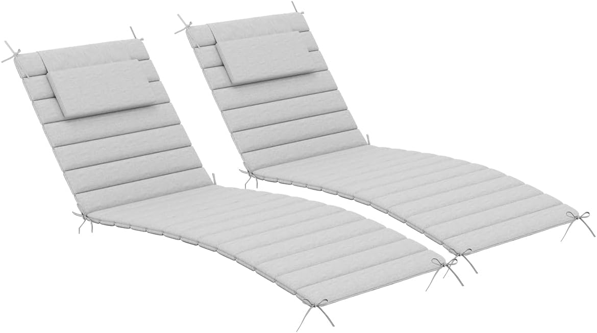 Sundale Outdoor Quilted Lounge Cushion Set for Ultimate Comfort