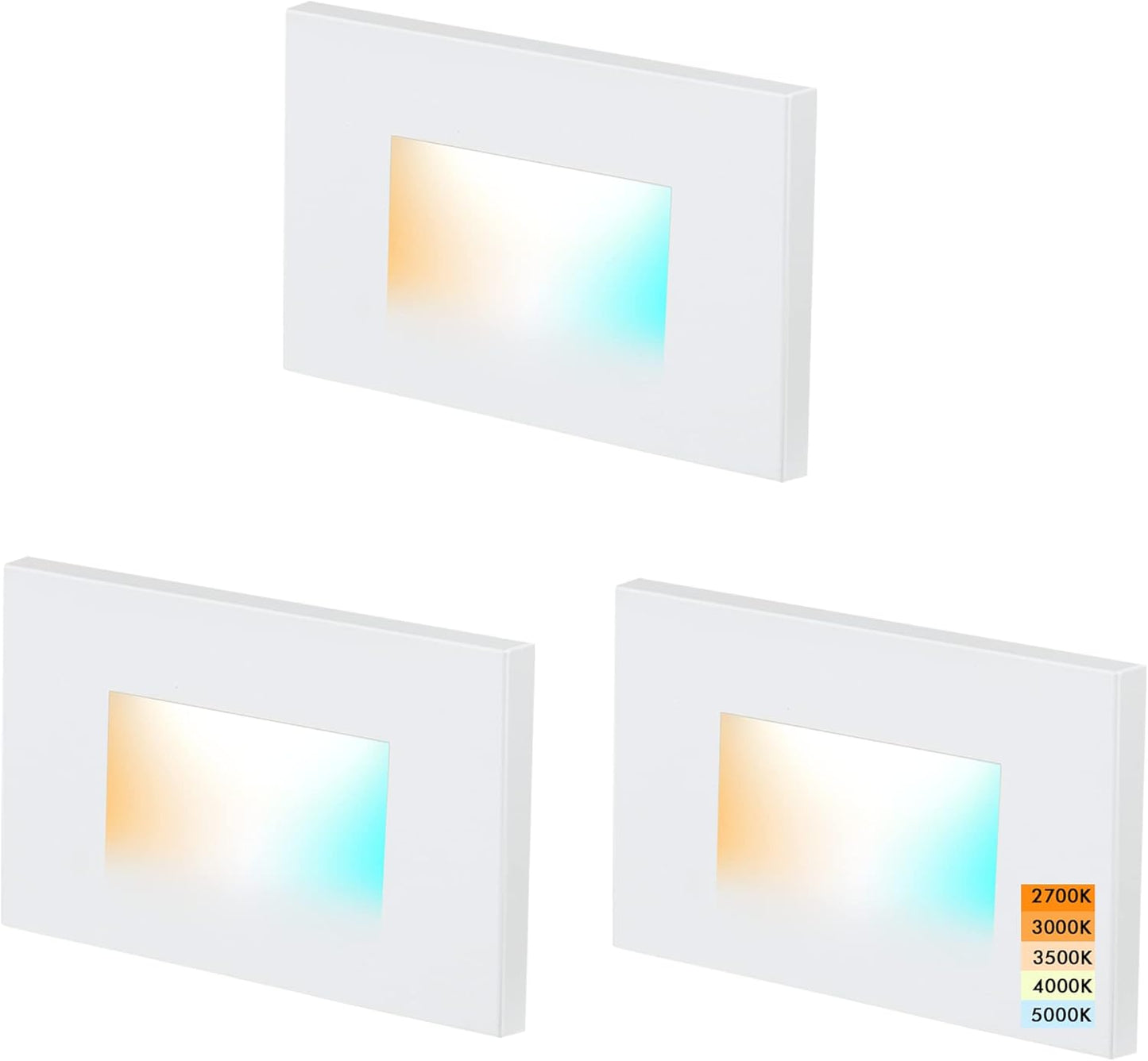 CLOUDY BAY 120V Dimmable LED Step Light for Indoor Outdoor Use