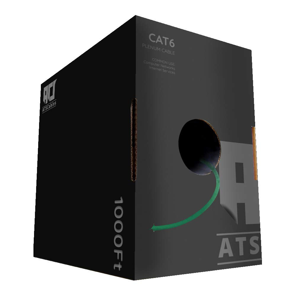 High-Performance CAT6 Plenum Cable 1000FT for Fast Networking