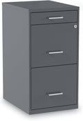 Alera Soho Vertical File Cabinet 3-Drawer - Compact Letter Storage