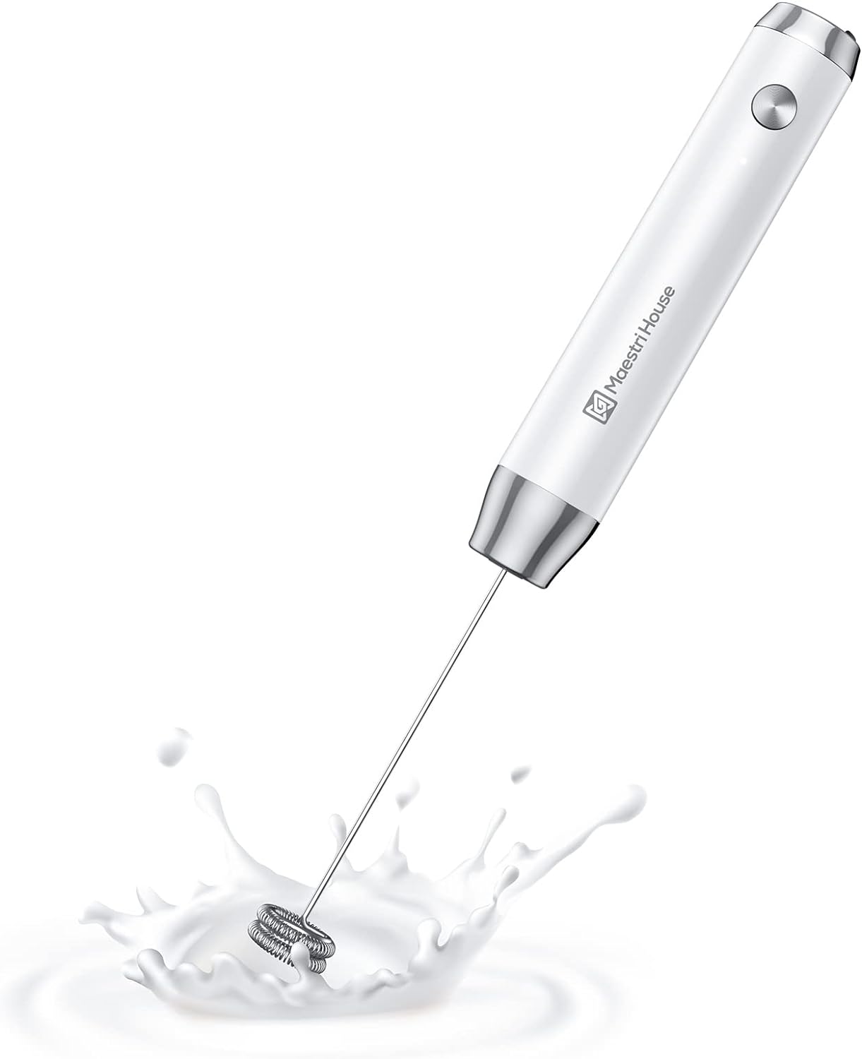 Maestri House Rechargeable Milk Frother: Foamy Perfection!