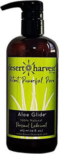 Desert Harvest Aloe Glide: Organic Aloe Vera Lubricant 16oz