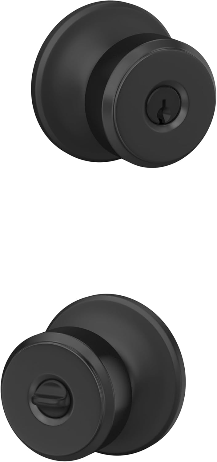 Schlage F51A BWE 622 COH Bowery Door Knob with Cohen Trim