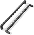 khtumeware 12-1/2 in Center to Center Matte Black Cabinet Pulls - Slim