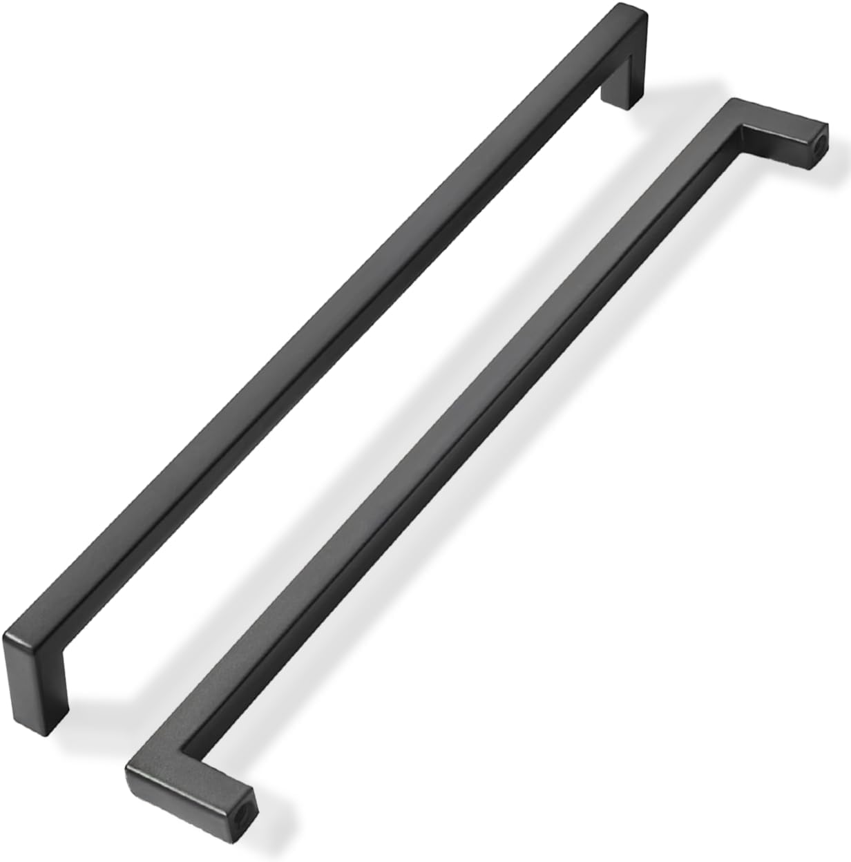 Solid Matte Black Cabinet Pulls for Stylish Home Decor