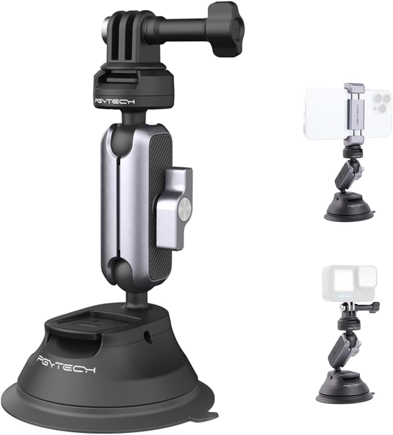 Securely Capture Action Shots with PGYTECH Suction Mount