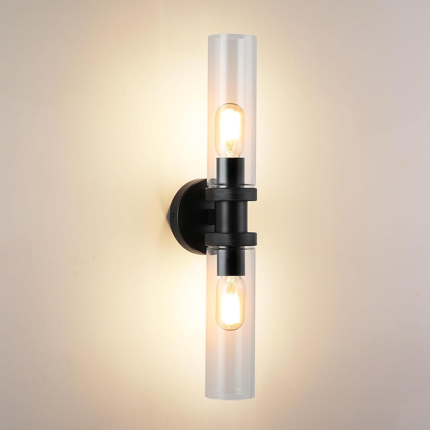 2 Light Vanity Light Fixtures for Farmhouse Bathroom Decor