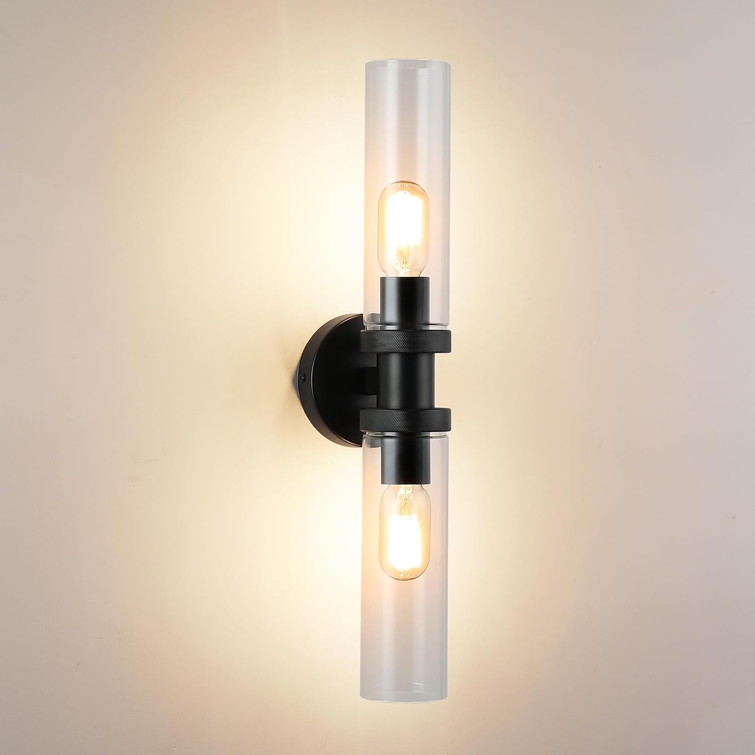 2 Light Vanity Light Fixtures for Farmhouse Bathroom Decor
