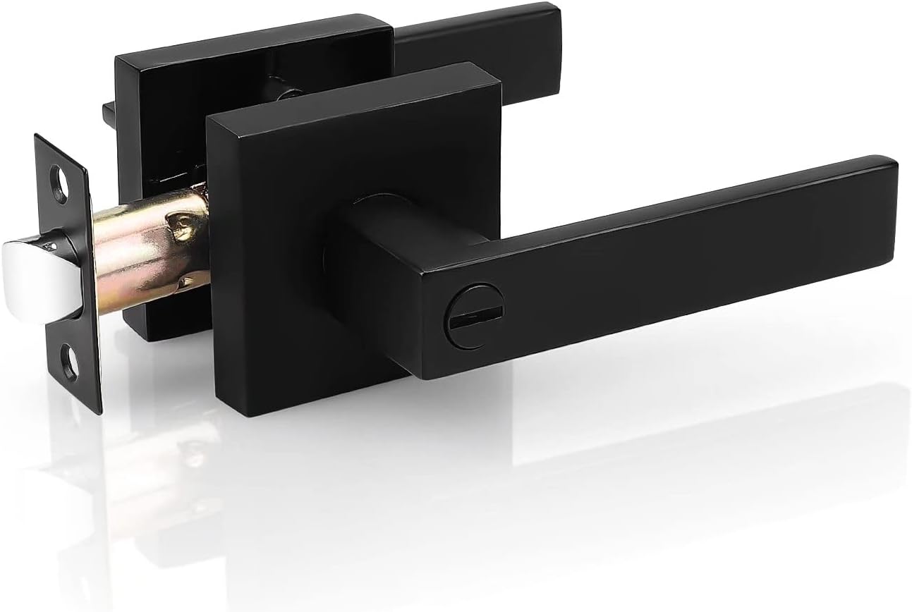 Probrico Privacy Door Handles for Bedroom and Bathroom Use