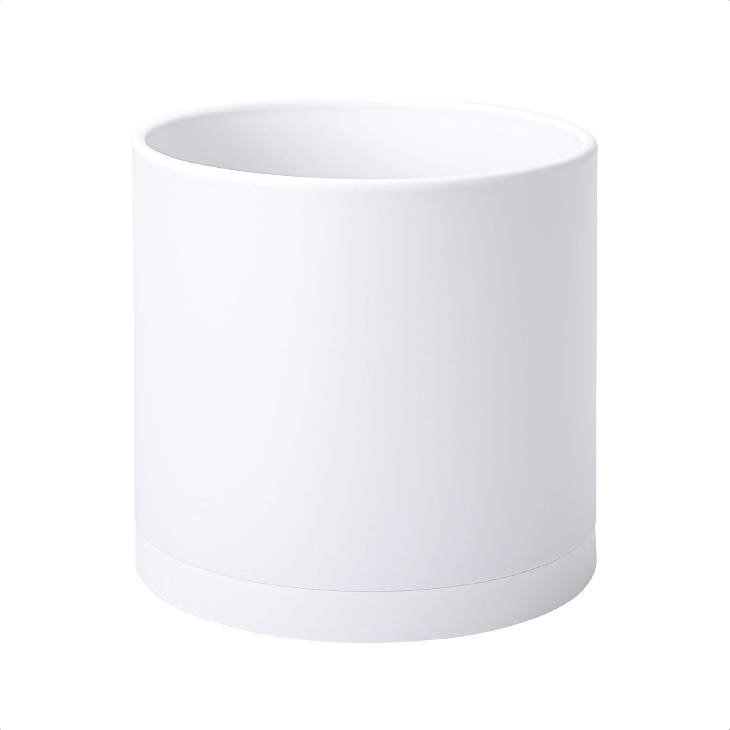 D'vine Dev 10 Inch Plastic Planter Pots with Drainage Hole