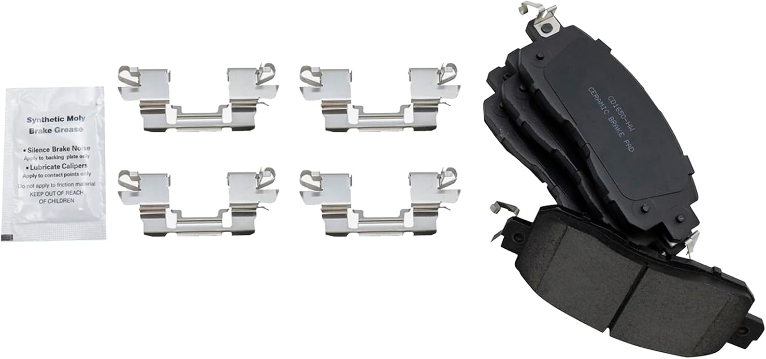 TRQ Front Brake Pads Ceramic for 2013-2023 Nissan Altima
