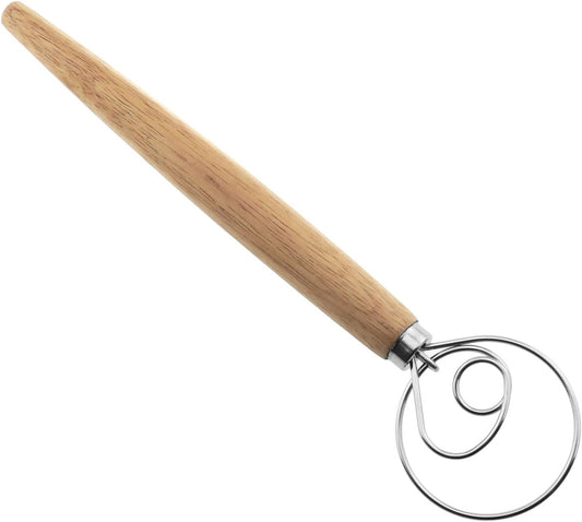 Stainless Steel Danish Dough Whisk - Easy Mixing!