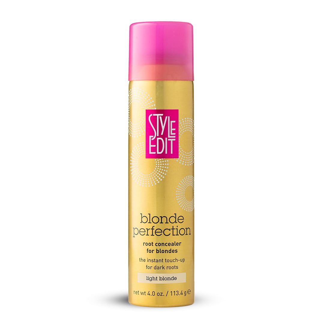 STYLE EDIT LIGHT BLONDE Root Concealer Spray for Grey Roots