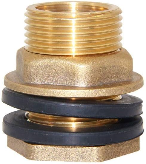 Joywayus 6pcs Brass Water Tank Connector for Secure Fittings