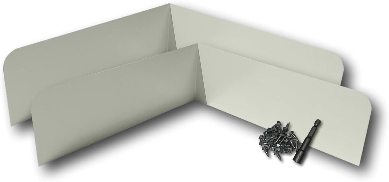 Eagle 1 Rain Gutter Valley Splash Guards for Effective Drainage