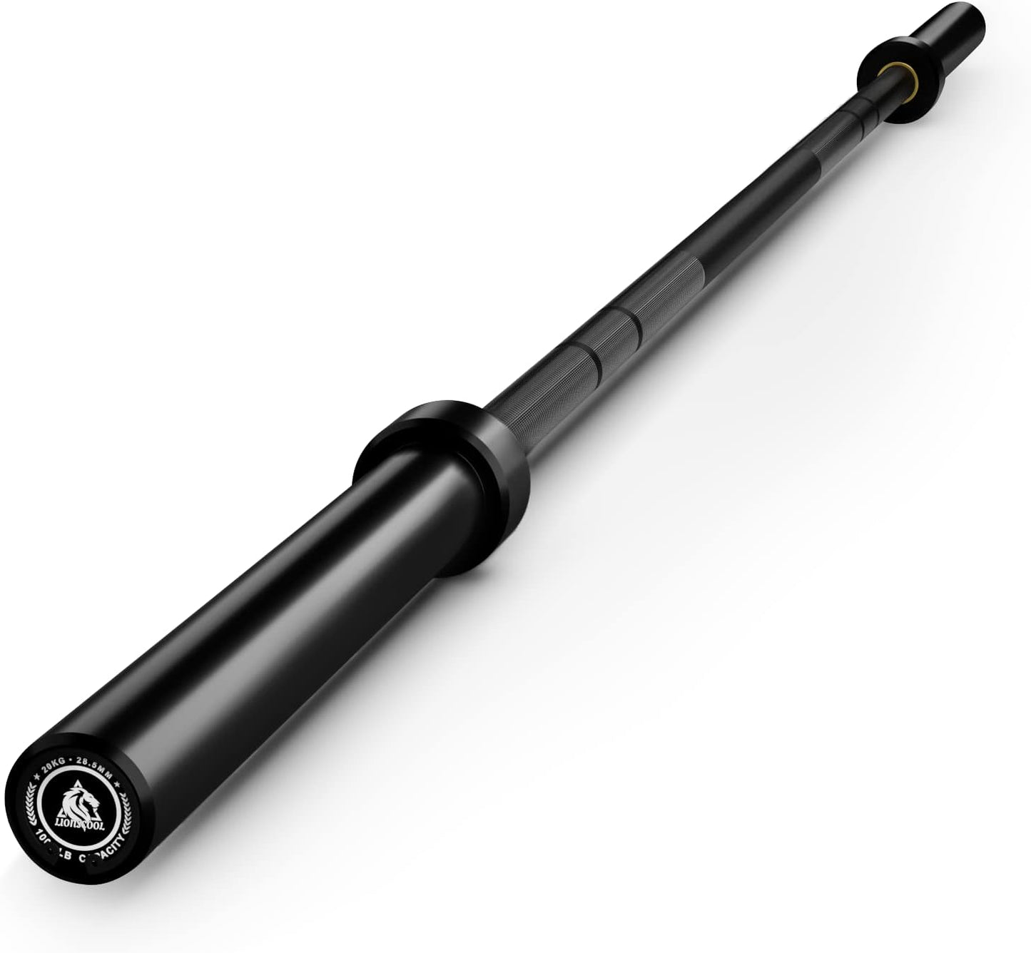 LIONSCOOL 7FT Olympic Barbell for Weightlifting and Power Lifting