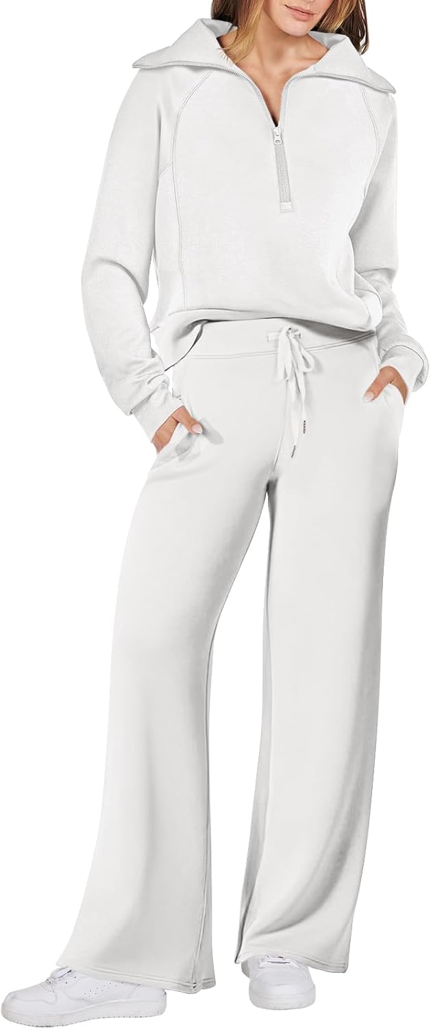 Stylish 2 Piece Outfits for Women - Fall Fashion Lounge Set