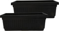 Venetian Window Planter Box 24 in Pack of 2 - Long Outdoor Window
