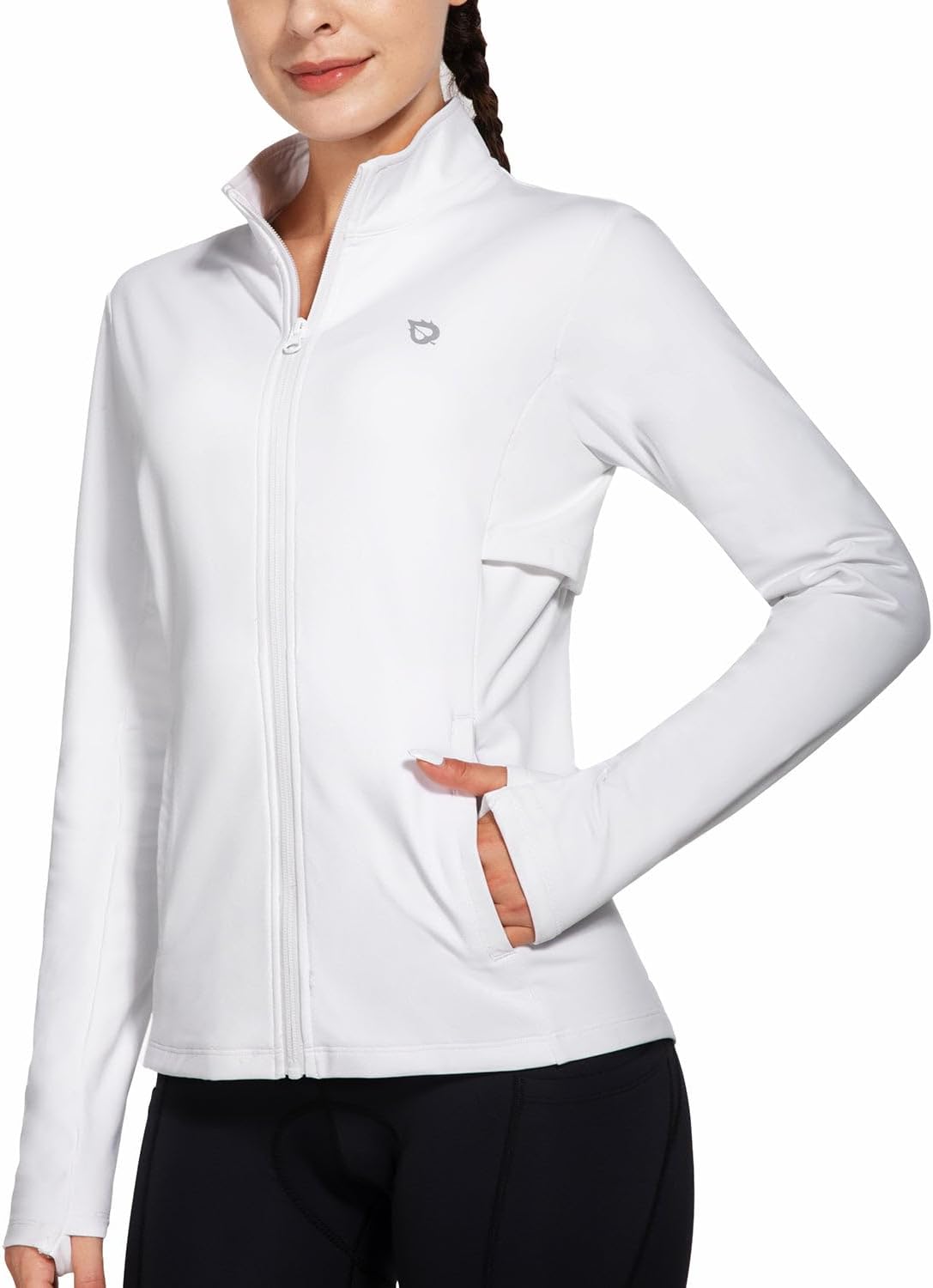 Baleaf Women's Fleece Running Jacket for Cold Weather Comfort