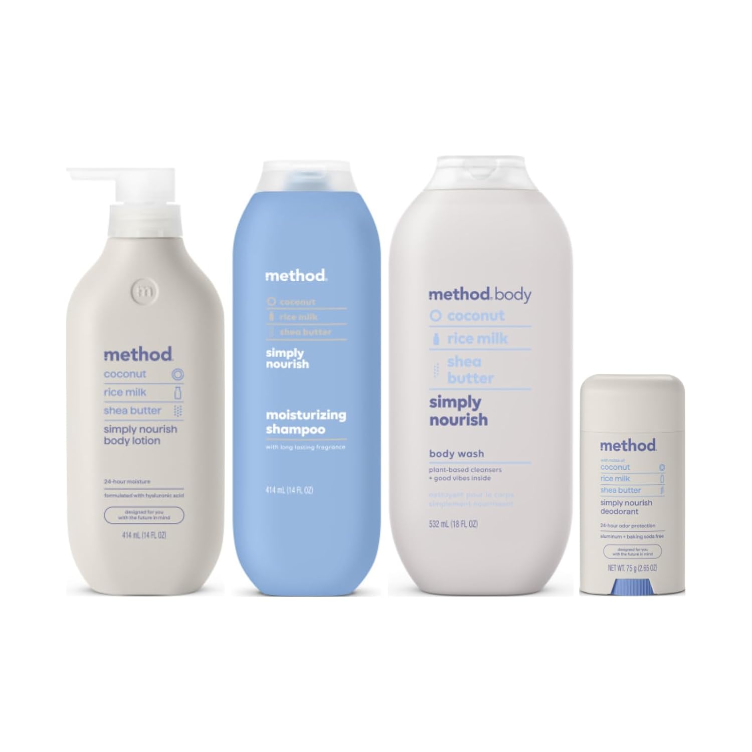 Method Simply Nourish Variety Pack for Soft Skin and Hair
