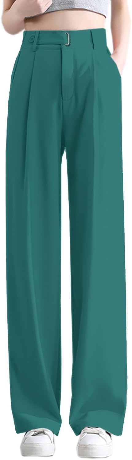 Wide Leg Pants for Women: Business Casual Office Trousers