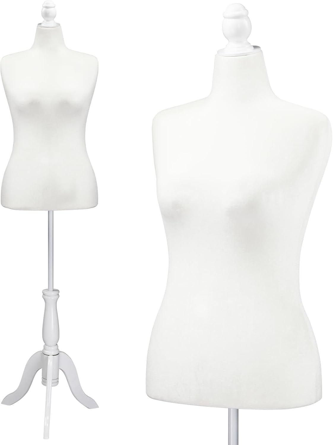 Bonnlo Female Dress Form Size 10-16 for Sewing and Display