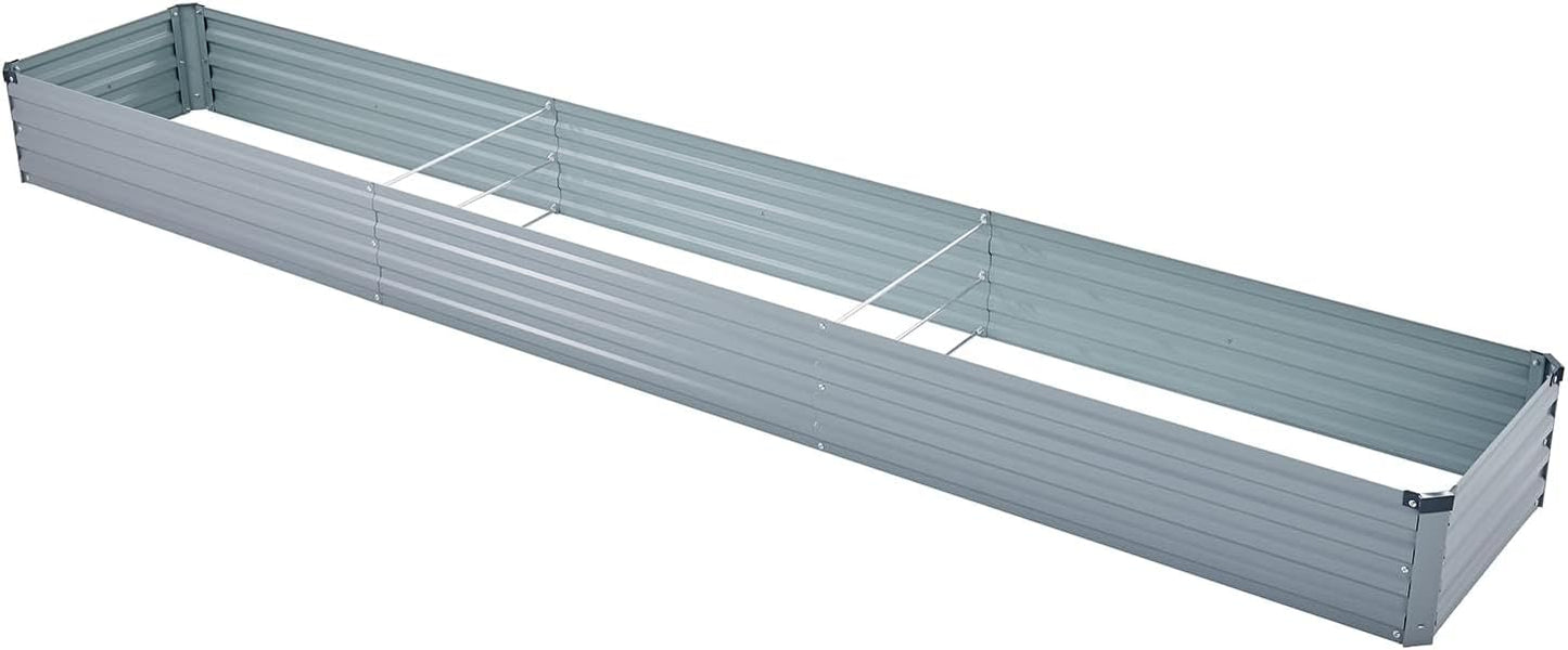 Galvanized Raised Garden Beds Kit for Outdoor Vegetable Gardening