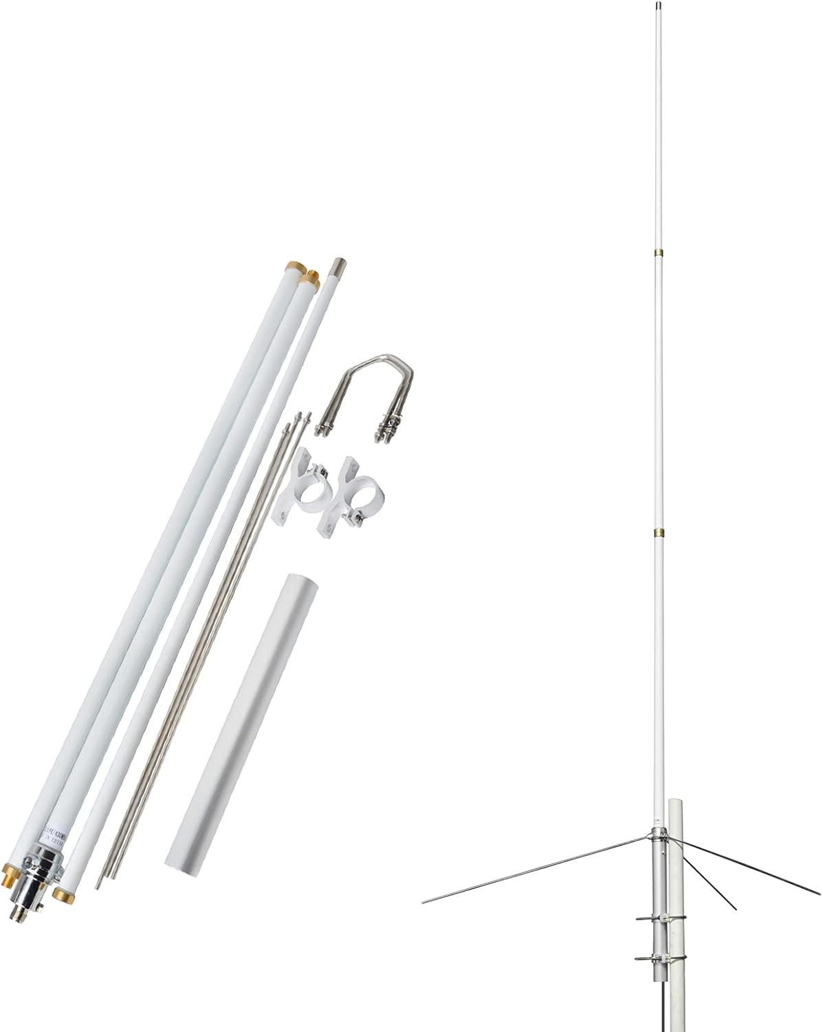 UAYESOK Amateur Base Antenna for Dual Band 2m/70cm Communication