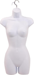 SSWBasics Female Mannequin Torso - Fits Womens Sizes 5-10 - Durable