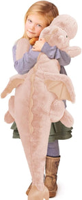 ARELUX Large 37in Cute Dragon Stuffed Animal Plush Pillow - Cozy
