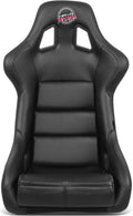 NRG Prisma Bucket Racing Seat Black Vinyl Wrapped - Comfortable