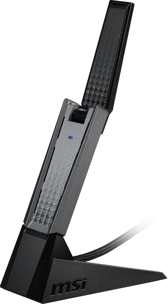 MSI AX1800 WiFi 6 Dual-Band USB Adapter for Fast Connectivity