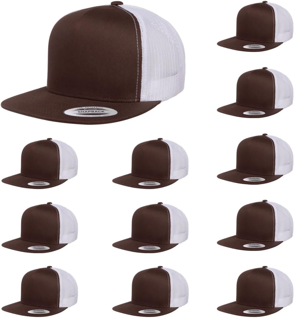 Yupoong 5-Panel Classic Trucker Cap for Stylish Comfort