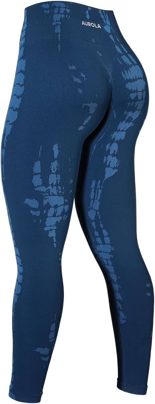 AUROLA Serpent Snake Seamless Scrunch Workout Leggings Review