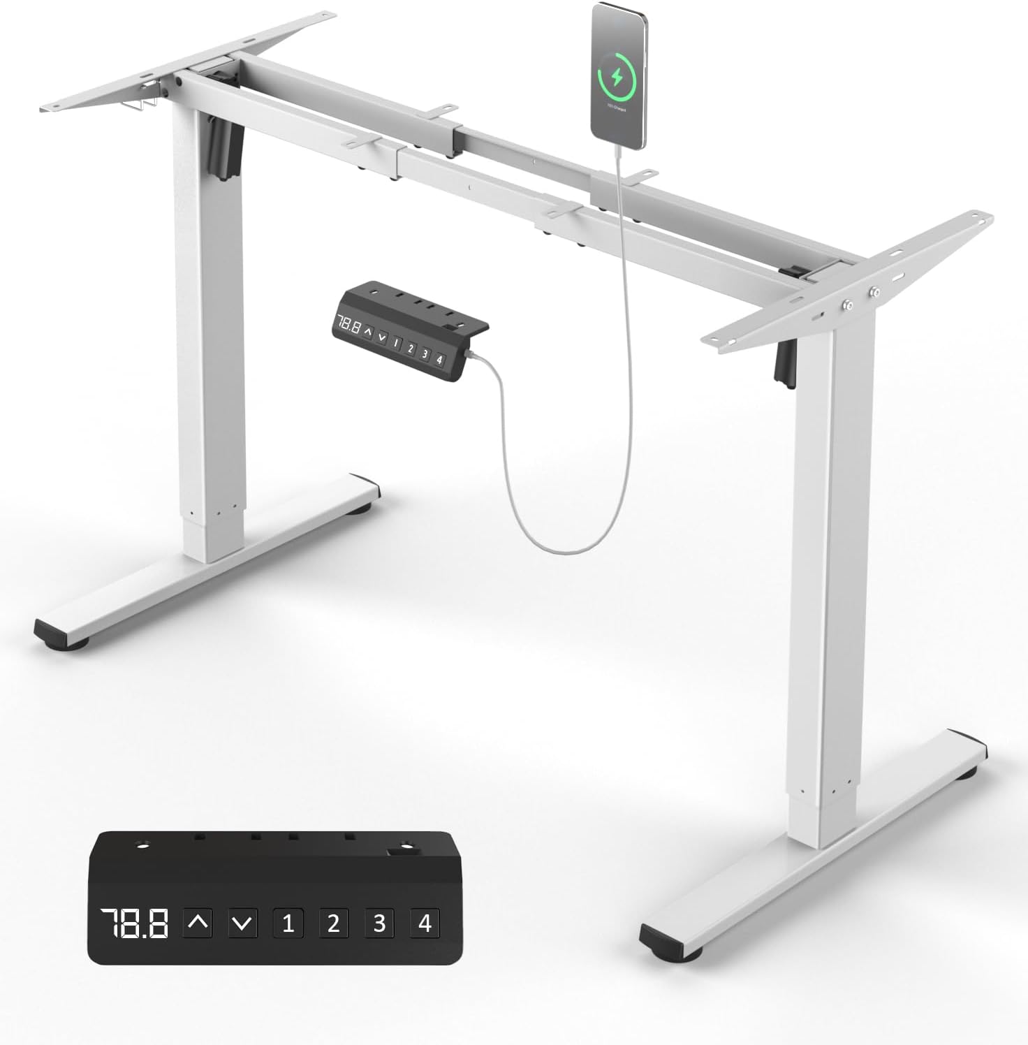 Dual Motor Electric Standing Desk Frame for Home Office Use