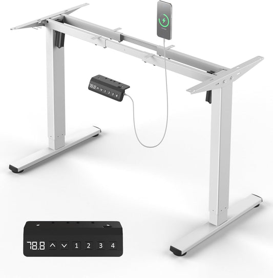 Dual Motor Electric Standing Desk Frame for Home Office Use