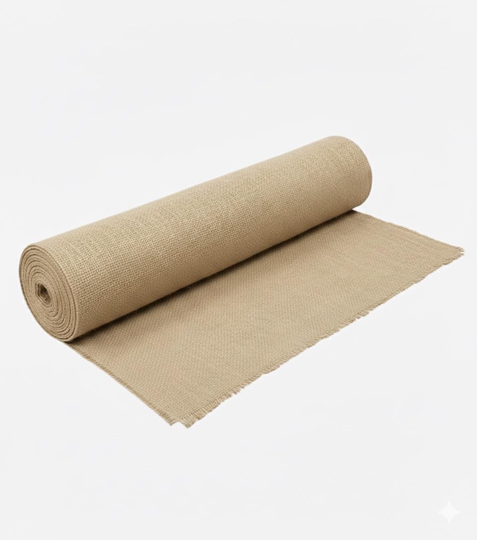 Burlap Fabric Roll 40in Wide x 75ft Long for Garden Projects