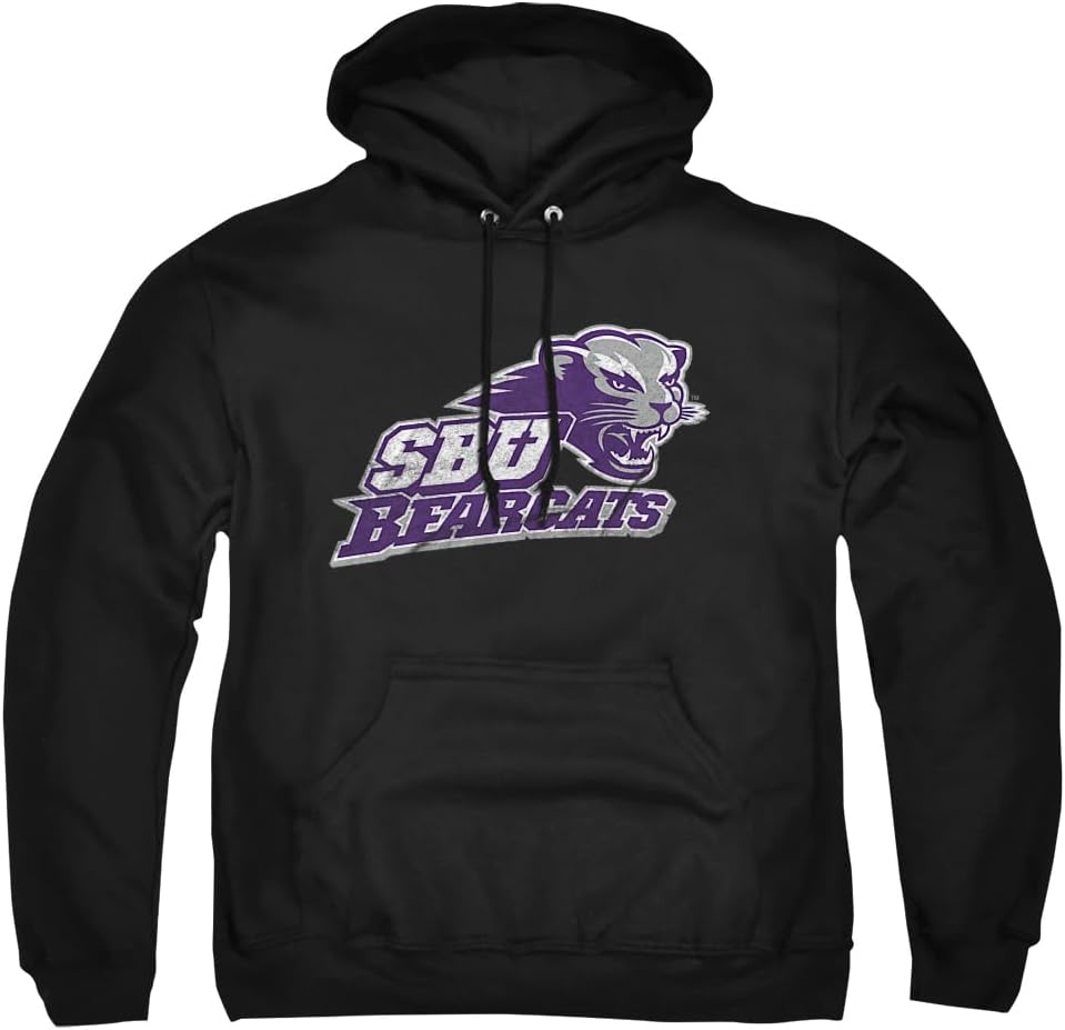 Official Collegiate Distressed Logo Hoodie for Everyday Wear