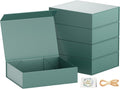 Gift Boxes with Lids 11.5x7.8x3 in Forest Green - Durable Magnetic