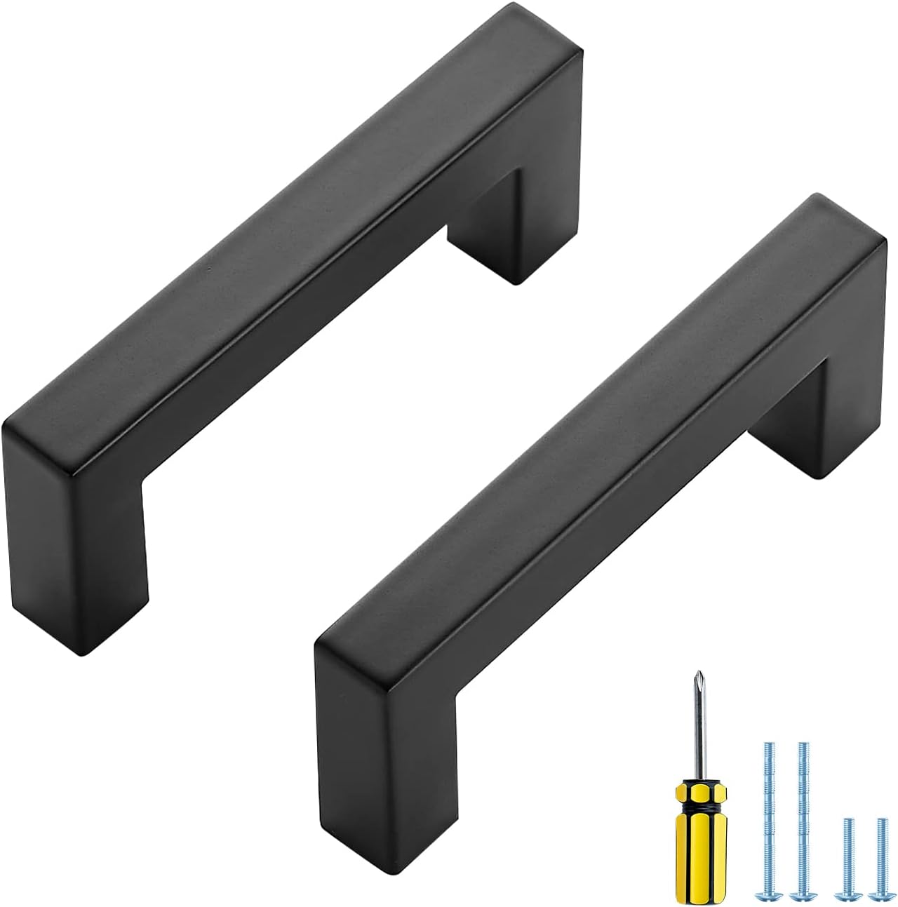 Ravinte 40 Pack Black Cabinet Pulls for Modern Kitchen Hardware