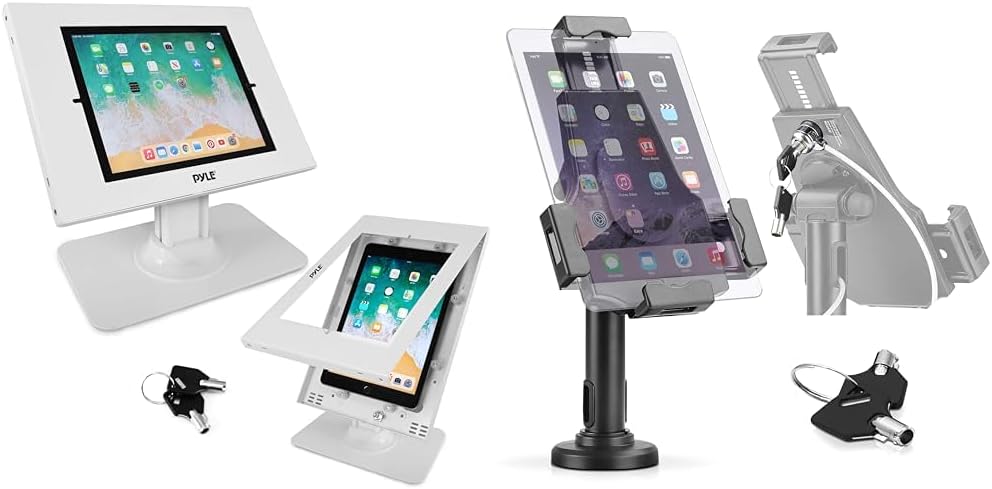 Pyle Anti Theft Tablet Security Stand for iPad and More