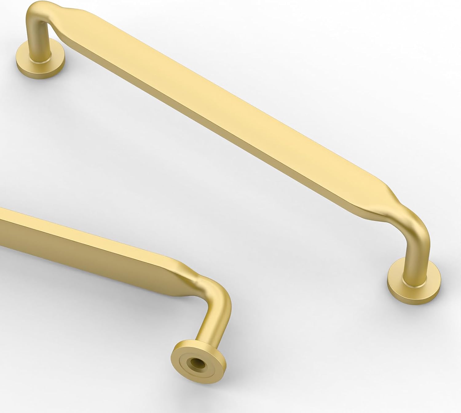 Brushed Gold Kitchen Cabinet Handles - 10 Pack 5 Inch Pulls