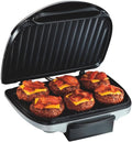 Electric Indoor Grill 6-Serving - Quick Low-Fat Grilling