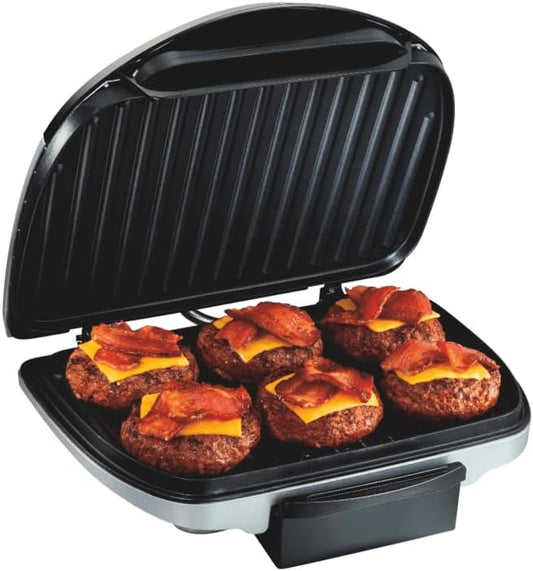 Hamilton Beach Electric Indoor Grill for Quick, Delicious Meals